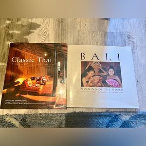 Classic Thai and Bali coffee table books